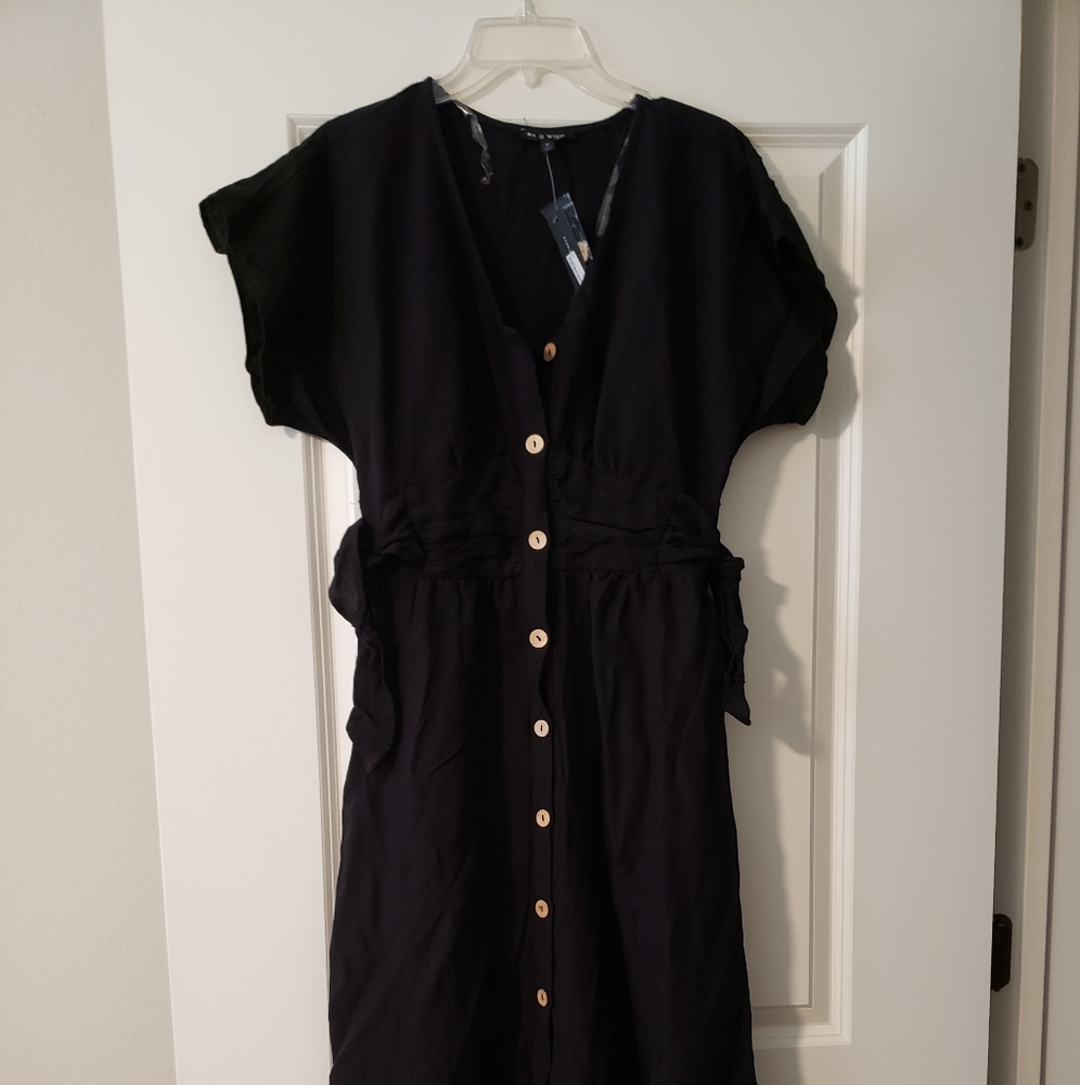 Black size M dress